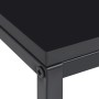 Mesitas auxiliares de acero negro 2 unidades de vidaXL, Mesas de centro - Ref: Foro24-336128, Precio: 64,43 €, Descuento: %