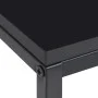 Mesitas auxiliares de acero negro 2 unidades de vidaXL, Mesas de centro - Ref: Foro24-336128, Precio: 61,81 €, Descuento: %