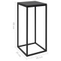 Mesitas auxiliares de acero negro 2 unidades de vidaXL, Mesas de centro - Ref: Foro24-336128, Precio: 64,43 €, Descuento: %