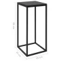Mesitas auxiliares de acero negro 2 unidades de vidaXL, Mesas de centro - Ref: Foro24-336128, Precio: 61,81 €, Descuento: %