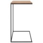 Mesa auxiliar de madera contrachapada negro 55x35x66 cm de vidaXL, Mesas de centro - Ref: Foro24-336132, Precio: 37,21 €, Des...