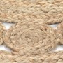 Alfombra redonda de yute trenzado 210 cm de vidaXL, Alfombras - Ref: Foro24-343591, Precio: 129,68 €, Descuento: %