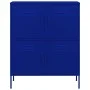 Armario de almacenamiento acero azul marino 80x35x101,5 cm de vidaXL, Taquillas y armarios de almacenamiento - Ref: Foro24-33...