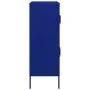 Armario de almacenamiento acero azul marino 80x35x101,5 cm de vidaXL, Taquillas y armarios de almacenamiento - Ref: Foro24-33...