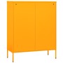 Armario de almacenamiento acero amarillo mostaza 80x35x101,5 cm de vidaXL, Taquillas y armarios de almacenamiento - Ref: Foro...