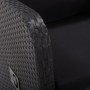 Sillones de jardín reclinables con cojines 2 uds ratán PE negro en Sillas de jardín | Comprar online en Foru.es