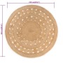 Alfombra redonda de yute trenzado 210 cm de vidaXL, Alfombras - Ref: Foro24-343591, Precio: 129,68 €, Descuento: %