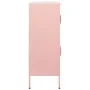 Armario de almacenamiento acero rosa 80x35x101,5 cm de vidaXL, Taquillas y armarios de almacenamiento - Ref: Foro24-336139, P...