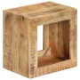 Taburete madera maciza de mango 40x30x40 cm de vidaXL, Mesas auxiliares - Ref: Foro24-337838, Precio: 103,68 €, Descuento: %
