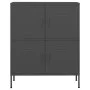 Armario de almacenamiento acero gris antracita 80x35x101,5 cm de vidaXL, Taquillas y armarios de almacenamiento - Ref: Foro24...