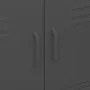 Armario de almacenamiento acero gris antracita 80x35x101,5 cm de vidaXL, Taquillas y armarios de almacenamiento - Ref: Foro24...