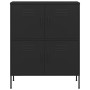 Armario de almacenamiento acero negro 80x35x101,5 cm de vidaXL, Taquillas y armarios de almacenamiento - Ref: Foro24-336142, ...