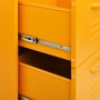 Armario almacenamiento acero amarillo mostaza 80x35x101,5 cm de vidaXL, Taquillas y armarios de almacenamiento - Ref: Foro24-...