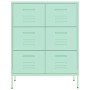 Armario de almacenamiento acero mint 80x35x101,5 cm de vidaXL, Taquillas y armarios de almacenamiento - Ref: Foro24-336149, P...
