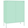 Armario de almacenamiento acero mint 80x35x101,5 cm de vidaXL, Taquillas y armarios de almacenamiento - Ref: Foro24-336149, P...