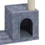 Rascador para gatos con postes de sisal gris claro 70 cm en Mobiliario para gatos | Comprar online en Foru.es