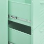 Armario de almacenamiento acero mint 80x35x101,5 cm de vidaXL, Taquillas y armarios de almacenamiento - Ref: Foro24-336149, P...