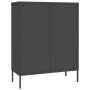 Armario de almacenamiento gris antracita 80x35x101,5 cm acero de vidaXL, Taquillas y armarios de almacenamiento - Ref: Foro24...
