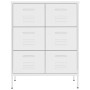 Armario de almacenamiento acero blanco 80x35x101,5 cm de vidaXL, Taquillas y armarios de almacenamiento - Ref: Foro24-336152,...