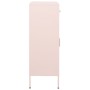 Armario de almacenamiento acero rosa 80x35x101,5 cm de vidaXL, Taquillas y armarios de almacenamiento - Ref: Foro24-336157, P...