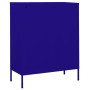 Armario de almacenamiento acero azul marino 80x35x101,5 cm de vidaXL, Taquillas y armarios de almacenamiento - Ref: Foro24-33...