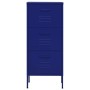 Armario de almacenamiento acero azul marino 42,5x35x101,5 cm de vidaXL, Taquillas y armarios de almacenamiento - Ref: Foro24-...