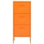 Armario de almacenamiento acero naranja 42,5x35x101,5 cm de vidaXL, Taquillas y armarios de almacenamiento - Ref: Foro24-3361...