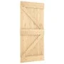 Puerta corredera con herrajes madera maciza de pino 90x210 cm von vidaXL, Türen - Ref: Foro24-3203085, Preis: 210,55 €, Rabat...