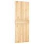 Puerta corredera con herrajes madera maciza de pino 90x210 cm de vidaXL, Puertas - Ref: Foro24-3203252, Precio: 197,40 €, Des...