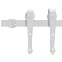 Puerta corredera con herrajes madera maciza de pino 90x210 cm de vidaXL, Puertas - Ref: Foro24-3203252, Precio: 197,59 €, Des...