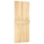 Sliding door with solid pine wood fittings 85x210 cm by vidaXL, Doors - Ref: Foro24-3203056, Price: 190,70 €, Discount: %