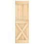 Puerta corredera con herrajes madera maciza de pino 70x210 cm de vidaXL, Puertas - Ref: Foro24-3203132, Precio: 170,99 €, Des...