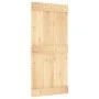 Puerta corredera con herrajes madera maciza de pino 95x210 cm de vidaXL, Puertas - Ref: Foro24-3203234, Precio: 172,39 €, Des...