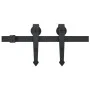 Puerta corredera con herrajes madera maciza de pino 95x210 cm de vidaXL, Puertas - Ref: Foro24-3203234, Precio: 172,39 €, Des...