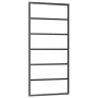 Puerta corredera con herrajes ESG vidrio y aluminio 90x205 cm de vidaXL, Puertas - Ref: Foro24-3081952, Precio: 206,57 €, Des...