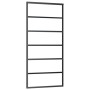 Puerta corredera con herrajes ESG vidrio y aluminio 90x205 cm de vidaXL, Puertas - Ref: Foro24-3081952, Precio: 209,64 €, Des...