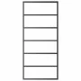 Puerta corredera con herrajes ESG vidrio y aluminio 90x205 cm de vidaXL, Puertas - Ref: Foro24-3081952, Precio: 206,57 €, Des...