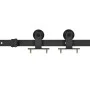 Puerta corredera con herrajes ESG vidrio y aluminio 90x205 cm de vidaXL, Puertas - Ref: Foro24-3081952, Precio: 206,57 €, Des...