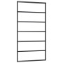 Puerta corredera con herrajes ESG vidrio y aluminio 102x205 cm de vidaXL, Puertas - Ref: Foro24-3081954, Precio: 237,50 €, De...
