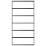 Puerta corredera con herrajes ESG vidrio y aluminio 102x205 cm de vidaXL, Puertas - Ref: Foro24-3081954, Precio: 237,50 €, De...