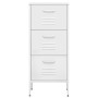 Armario de almacenamiento acero blanco 42,5x35x101,5 cm de vidaXL, Taquillas y armarios de almacenamiento - Ref: Foro24-33618...