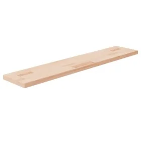 Tabla estantería madera maciza roble sin tratar 100x20x2,5 cm de vidaXL, Estantes y estanterías - Ref: Foro24-342937, Precio:...