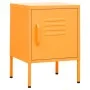 Mesita de noche acero amarillo mostaza 35x35x51 cm de vidaXL, Mesitas de noche - Ref: Foro24-336209, Precio: 73,37 €, Descuen...