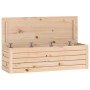 Caja de almacenaje madera maciza de pino 109x36,5x33 cm de vidaXL, Armarios y almacenamiento - Ref: Foro24-823624, Precio: 87...