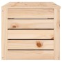 Caja de almacenaje madera maciza de pino 109x36,5x33 cm de vidaXL, Armarios y almacenamiento - Ref: Foro24-823624, Precio: 87...