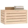 Caja de almacenaje madera maciza de pino 89x36,5x33 cm de vidaXL, Armarios y almacenamiento - Ref: Foro24-823619, Precio: 66,...