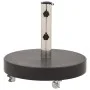 Base de sombrilla redonda de granito negro 30 kg de vidaXL, Bases para sombrillas - Ref: Foro24-48564, Precio: 93,05 €, Descu...
