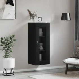 Schwarzer Wandschrank 34,5x34x90 cm von vidaXL, Sideboards - Ref: Foro24-835003, Preis: 51,51 €, Rabatt: %