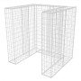 Gaviones para ocultar contenedor acero 110x100x120 cm de vidaXL, Soportes para contenedores de residuos - Ref: Foro24-142558,...