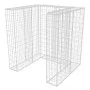 Gaviones para ocultar contenedor acero 110x100x120 cm de vidaXL, Soportes para contenedores de residuos - Ref: Foro24-142558,...